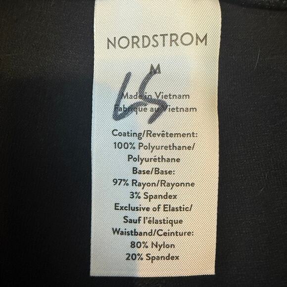 Nordstrom Rack medium high rise faux leather leggings P 2776 - Picture 4 of 10